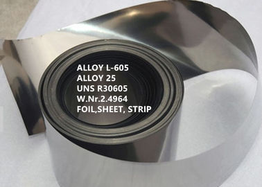 L-605 / UNS R30605 고성능 합금, 의학 임플란트 장치를 위한 상한 특별한 합금