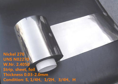 270/UNS N02270 상한 특별한 합금을 전자 부품을 위한 Foil/철사 니켈 도금을 하십시오