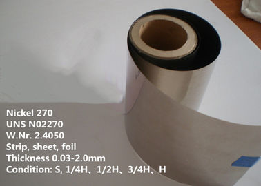 270/UNS N02270 상한 특별한 합금을 전자 부품을 위한 Foil/철사 니켈 도금을 하십시오