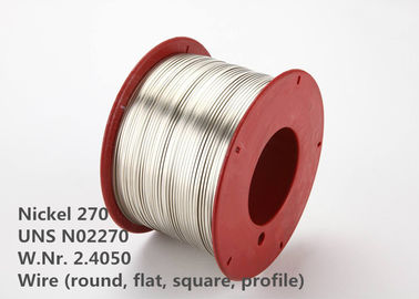 270/UNS N02270 상한 특별한 합금을 전자 부품을 위한 Foil/철사 니켈 도금을 하십시오